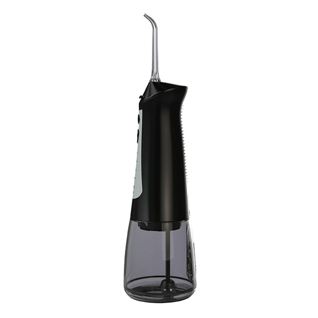 Zubní irigátor LAFE, 5 režimů, 6 koncovek, černý, CleanPRO
