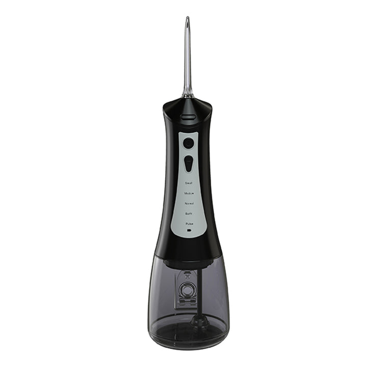 Zubní irigátor LAFE, 5 režimů, 6 koncovek, černý, CleanPRO
