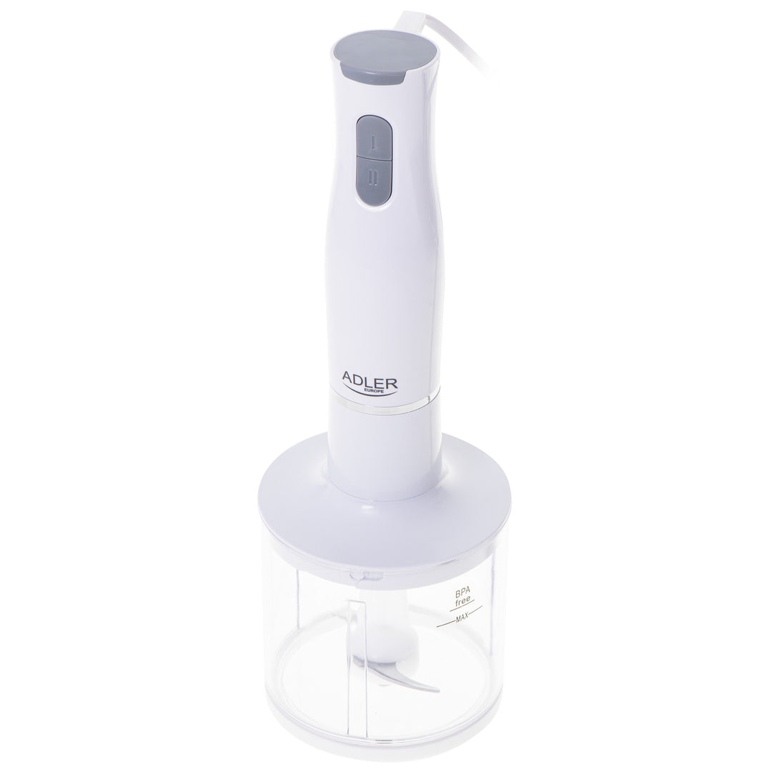 Ruční mixér Adler, 2 rychlosti, bílý, 800 W, AD 4620