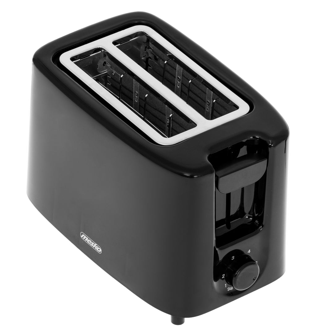 Topinkovač Mesko, + Rošt pro ohřívání housek 2 plátky, 900W, černý, MS 3220