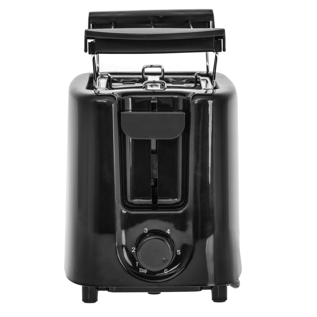 Topinkovač Mesko, + Rošt pro ohřívání housek 2 plátky, 900W, černý, MS 3220