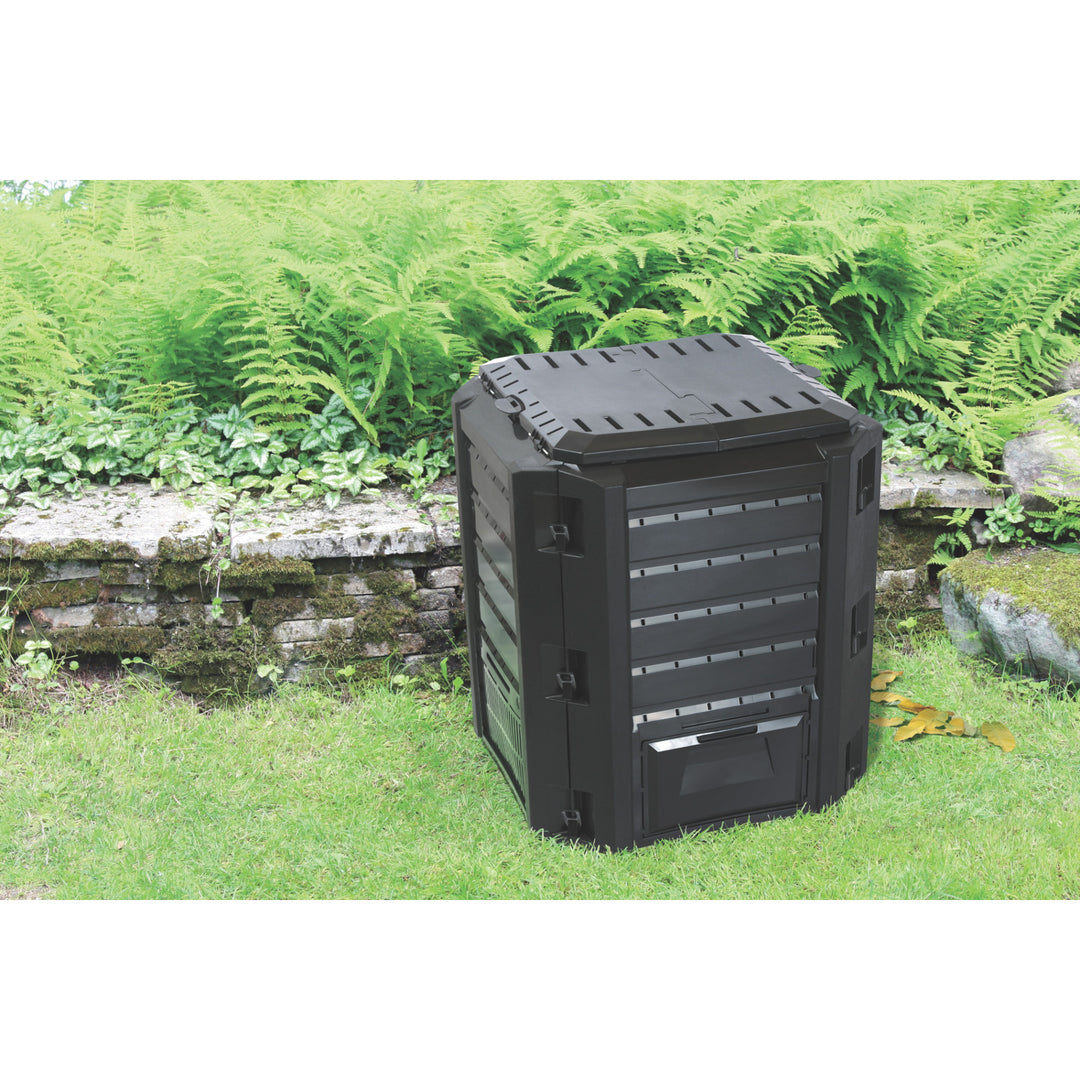 Kompostér Prosperplast, mrazuvzdorný, 380 l, černý, Compogreen