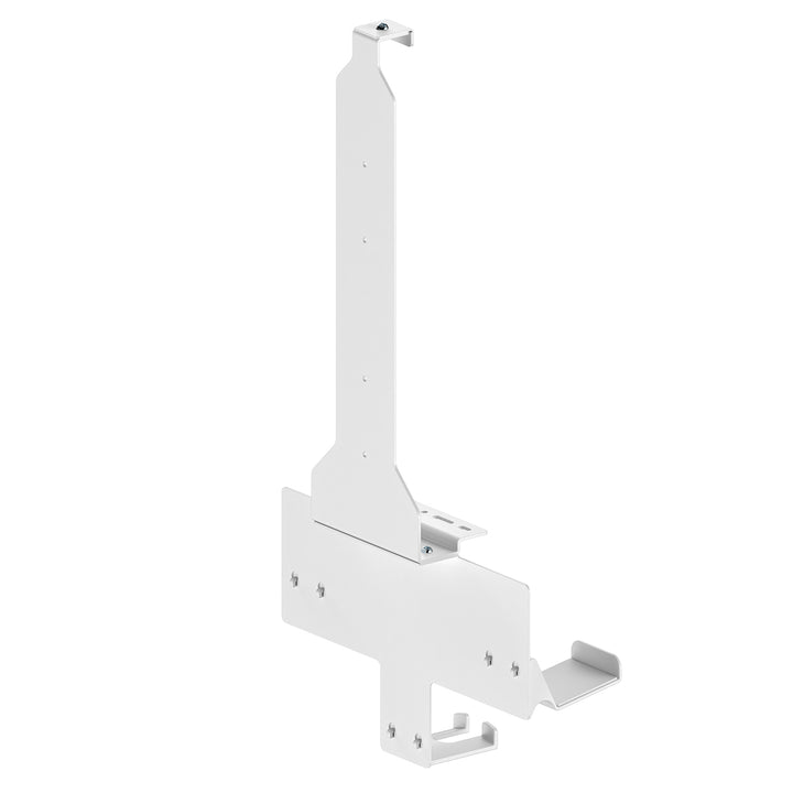 Nástěnný stojan bílý PS5 s držákem podložky, max. 10 kg, RS181 + Nástěnný stojan bílý pro konzoli Playstation 5, max. 10 kg, NanoRS RS180