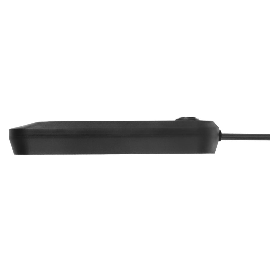 Napájecí lišta Maclean, 3zásuvkový prodlužovací kabel + 3xUSB, 110-240V AC 50/60Hz, 2,1A max. 2500W, 1,5 m, černá, MCE394 B