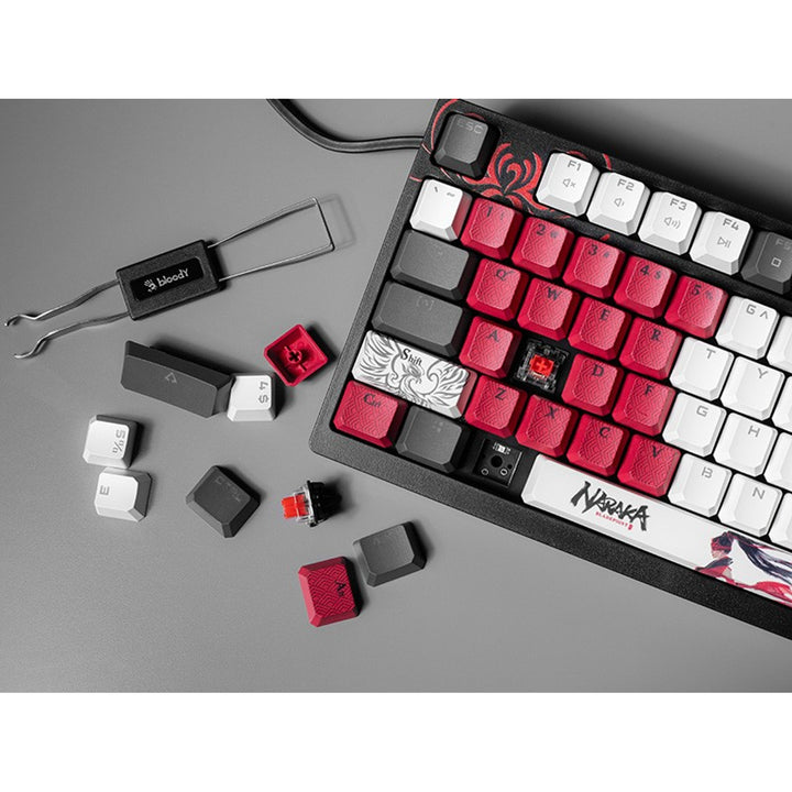 A4TECH BLOODY S98 USB Naraka Mechanická klávesnice (BLMS Red Plus spínače)