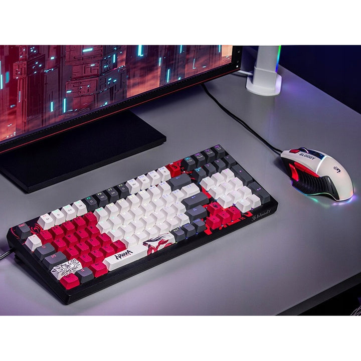 A4TECH BLOODY S98 USB Naraka Mechanická klávesnice (BLMS Red Plus spínače)