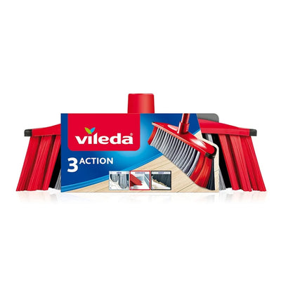 Kartáč se třemi vlákny, bez rukojeti, kazeta Vileda 3-Action