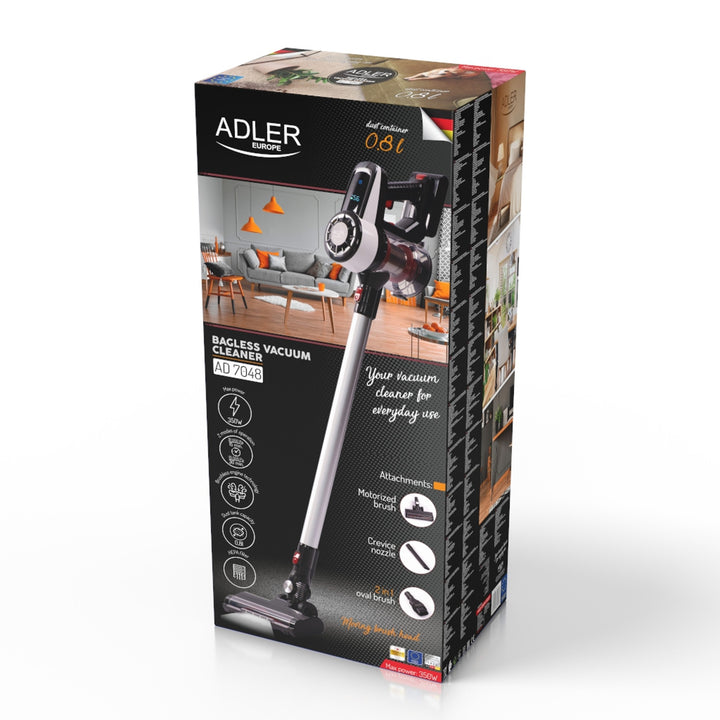 Ruční vysavač Adler AD 7048 akumulátorový černý 350 W