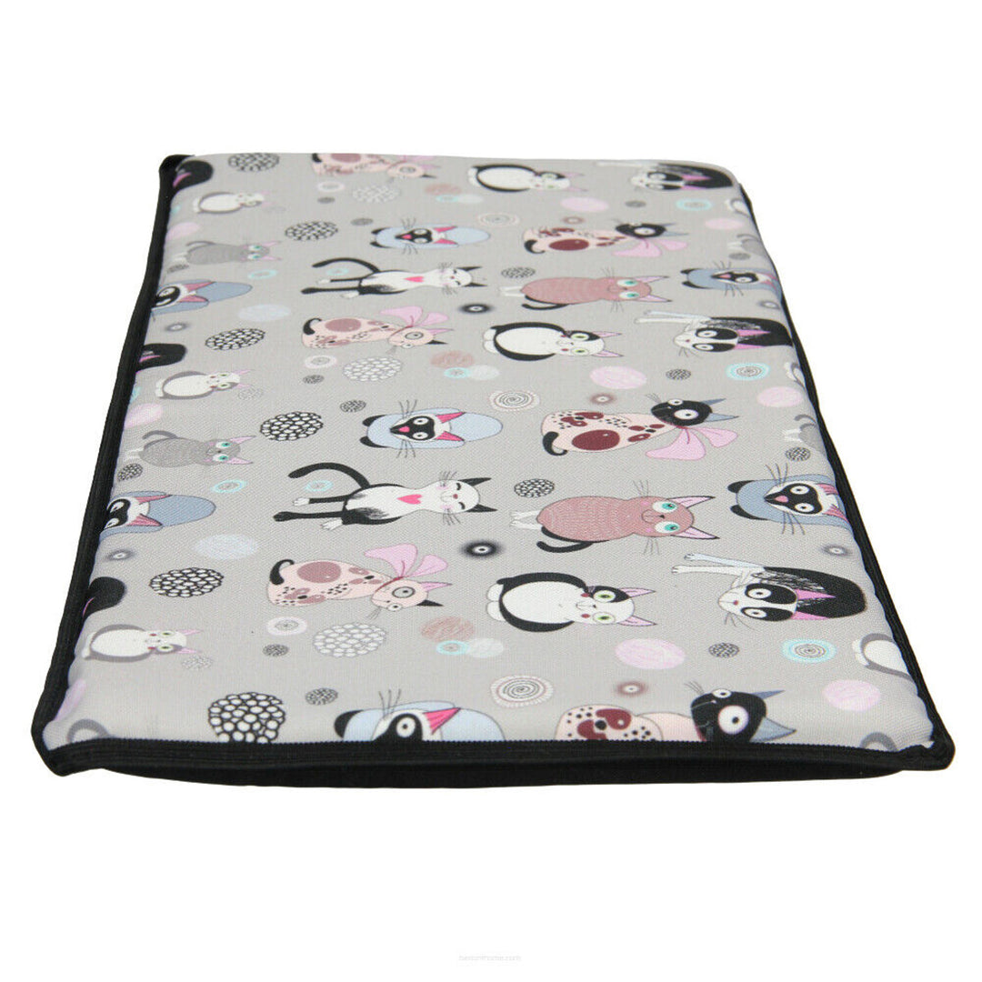 Polštářový pelíšek pro kočky na parapet 25x55cm vzor Bertoni CATNIP