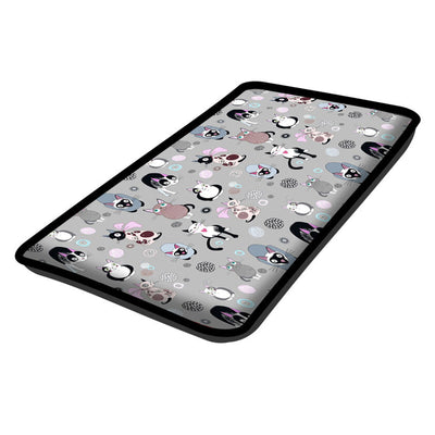 Polštářový pelíšek pro kočky na parapet 25x55cm vzor Bertoni CATNIP