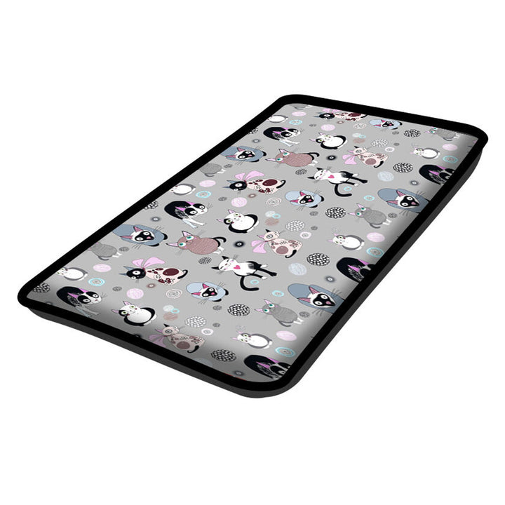 Polštářový pelíšek pro kočky na parapet 25x55cm vzor Bertoni CATNIP