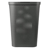 Koš na prádlo Curver Infinity Recycled 60L tmavě šedý