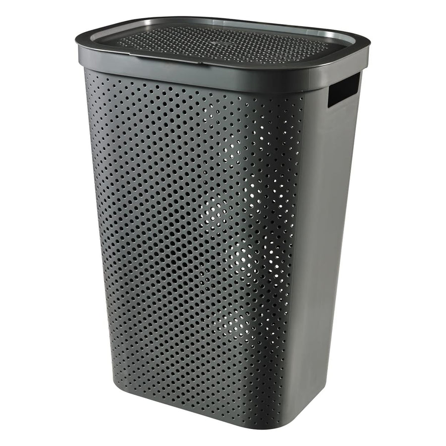 Koš na prádlo Curver Infinity Recycled 60L tmavě šedý