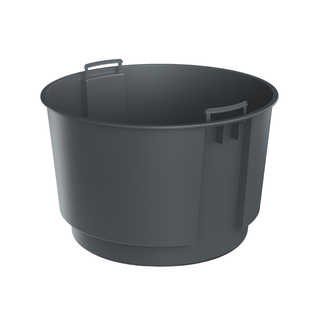 Květináč Prosperplast, s vložkou, výška 45 cm, antracit, Heos