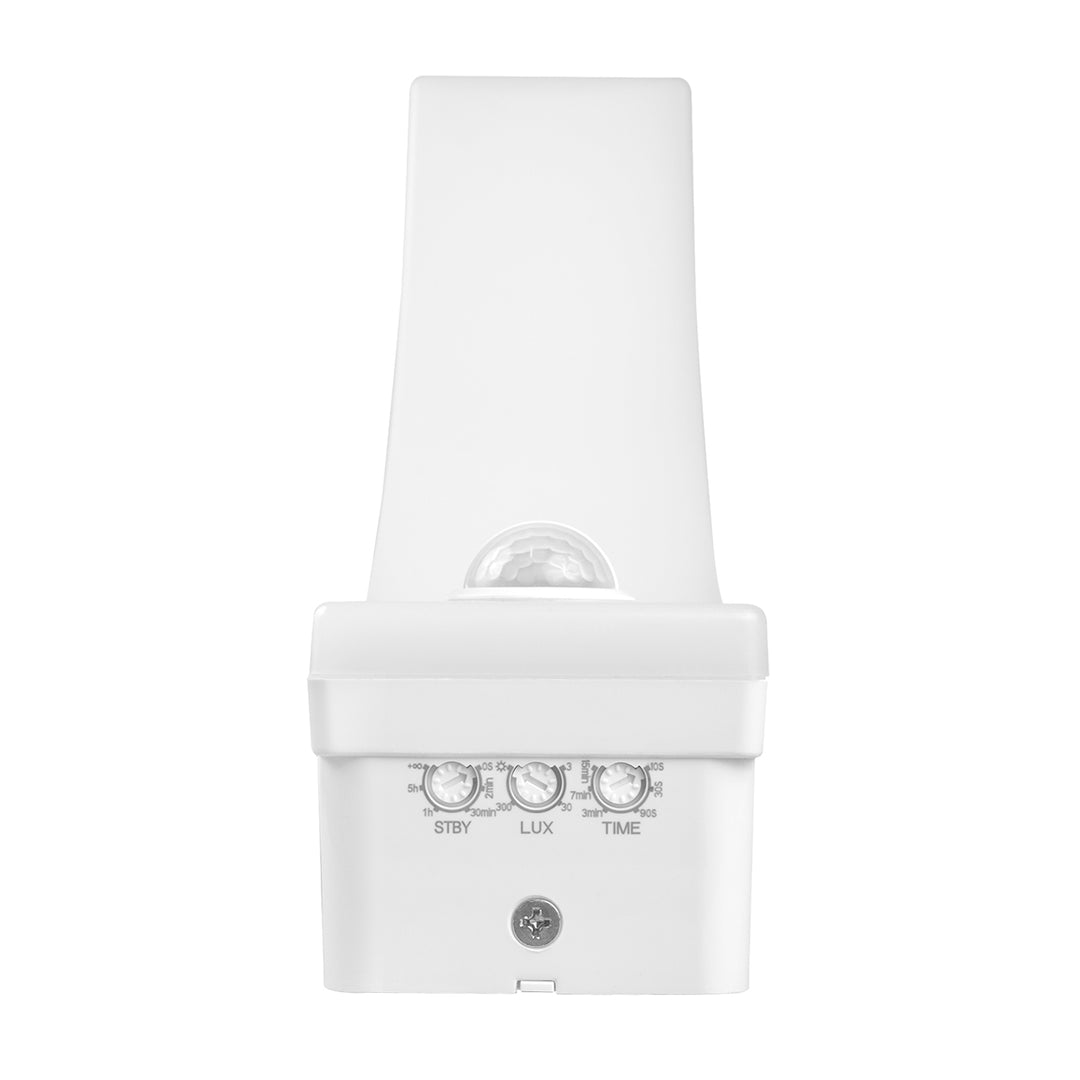 LED lampa Maclean s pohybovým čidlem, PIR pohybové čidlo, bílá, 20W, IP65, 2000lm, neutrální bílá (4000K) MCE512 W, 2 kusy
