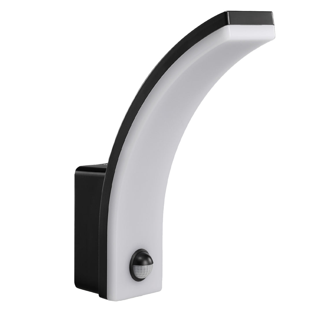 Senzor pohybu Maclean LED lampa, PIR senzor pohybu, černá, 20W, IP65, 2000lm, neutrální bílá (4000K) MCE512 B, 4 kusy