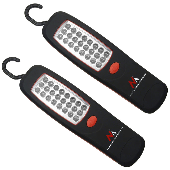 Dílenská lampa Maclean 24 LED, magnet, háček, MCE03 2 kusy