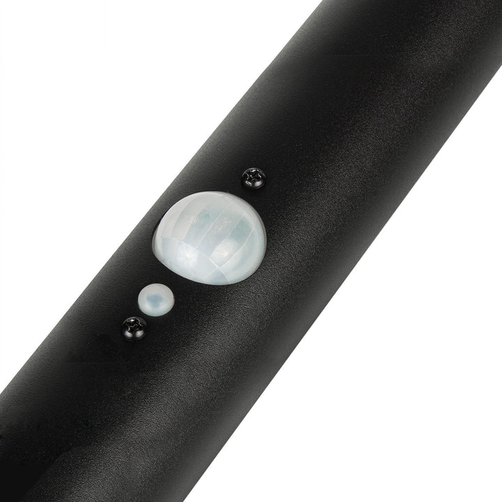 Solární LED světlo Maclean, se senzorem, 3 režimy, zásuvné, Li-ion 18650, IP44, 3,7 V, 1200 mAh, černá, MCE465 B, 6 kusů
