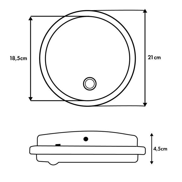 LED lampa s pohybovým senzorem Maclean, PIR senzor, černá barva, 10 W, IP65, 1000 lm, neutrální barva, MCE525 B