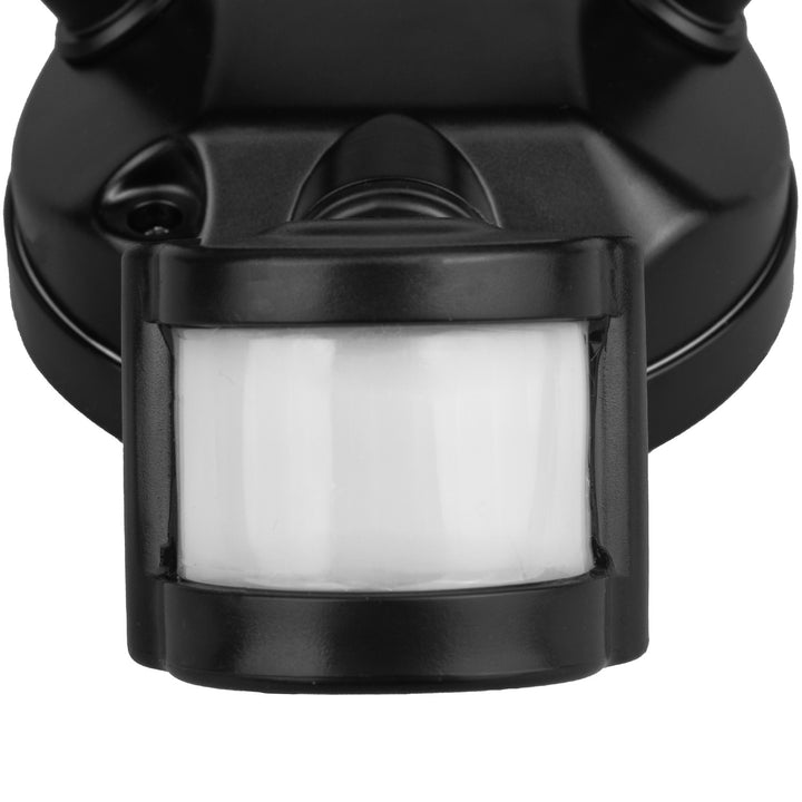 Nástěnná LED lampa Maclean, s PIR senzorem, 20 W, 1500 lm, IP65, neutrální bílá 4000 K, černá, MCE524 B