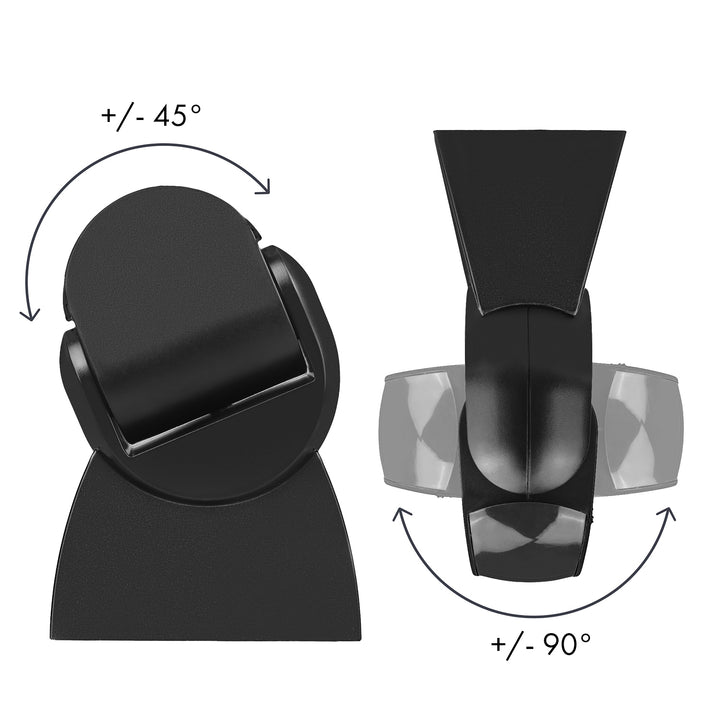 PIR pohybový senzor Maclean, infračervený, IP65, černý s černou clonou, dosah 12 m, MCE201 B/B