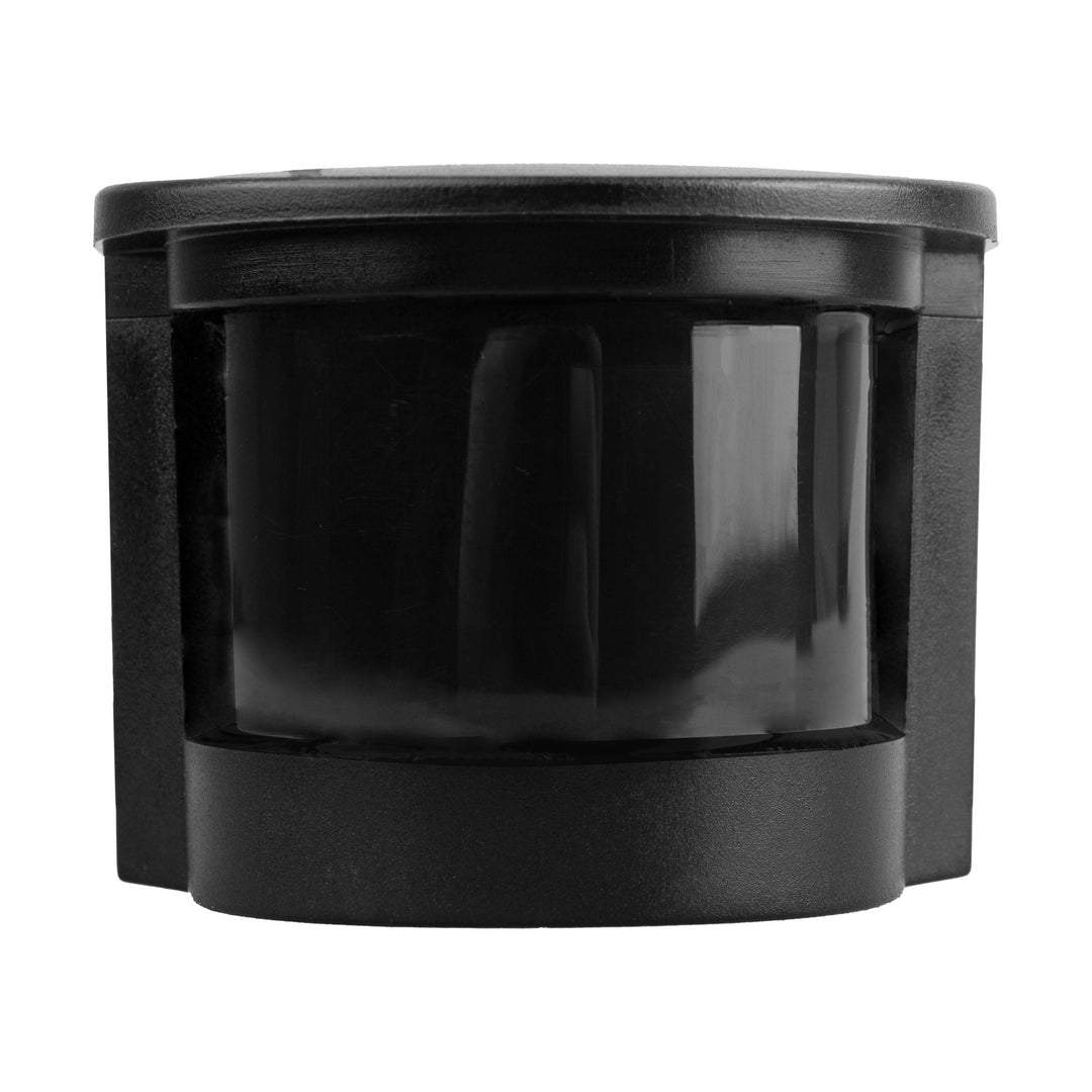 Nástěnný pohybový a soumrakový senzor Maclean, 180°, max. 1200 W, černý s černou clonou, MCE25 B/B