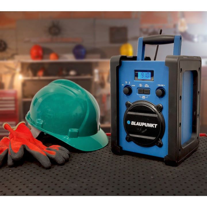 Přenosné rádio Blaupunkt, Bluetooth, AUX, LCD displej, PP30 Jobsite