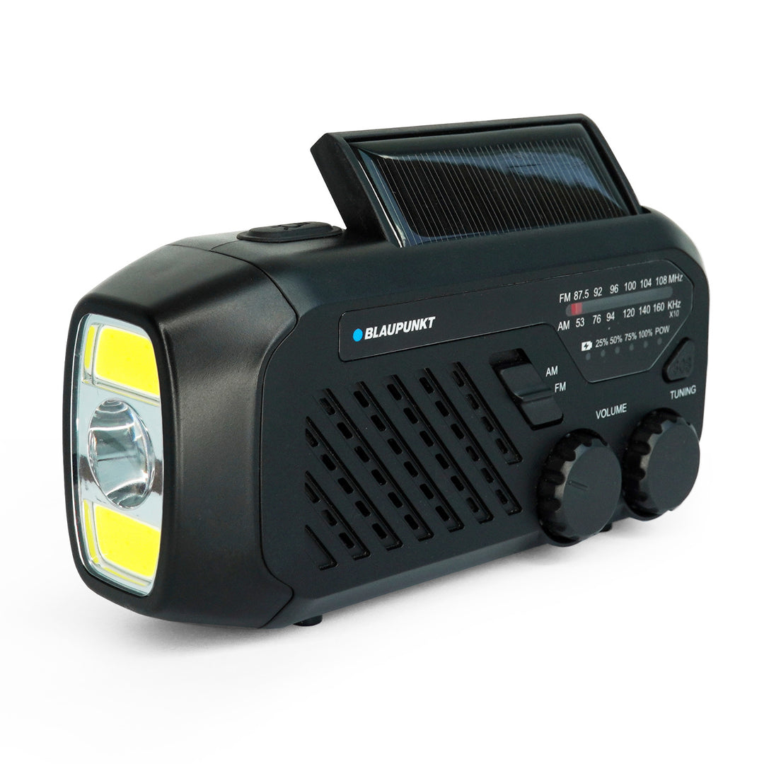 Rádio Blaupunkt síťové/akumulátorové, LED svítilna, SOS indikace, anténa, ER10