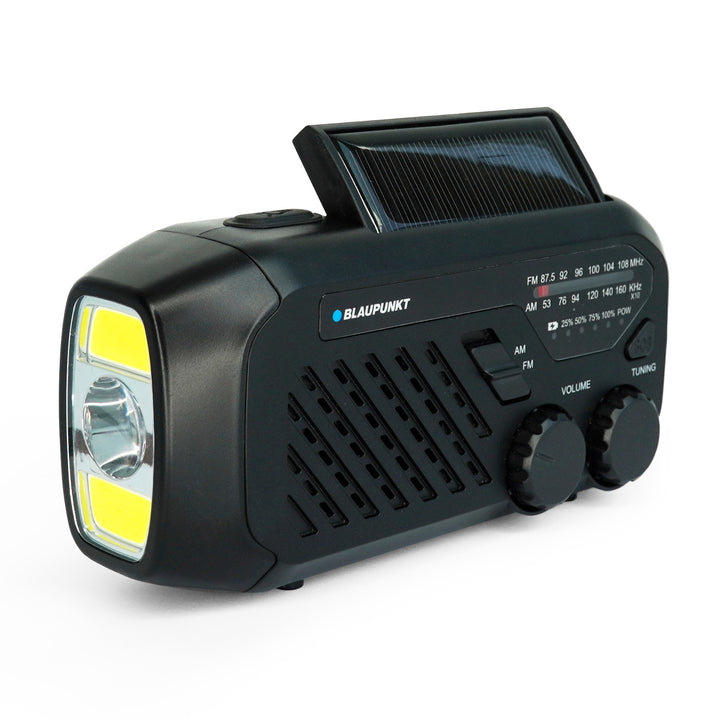 Rádio Blaupunkt síťové/akumulátorové, LED svítilna, SOS indikace, anténa, ER10