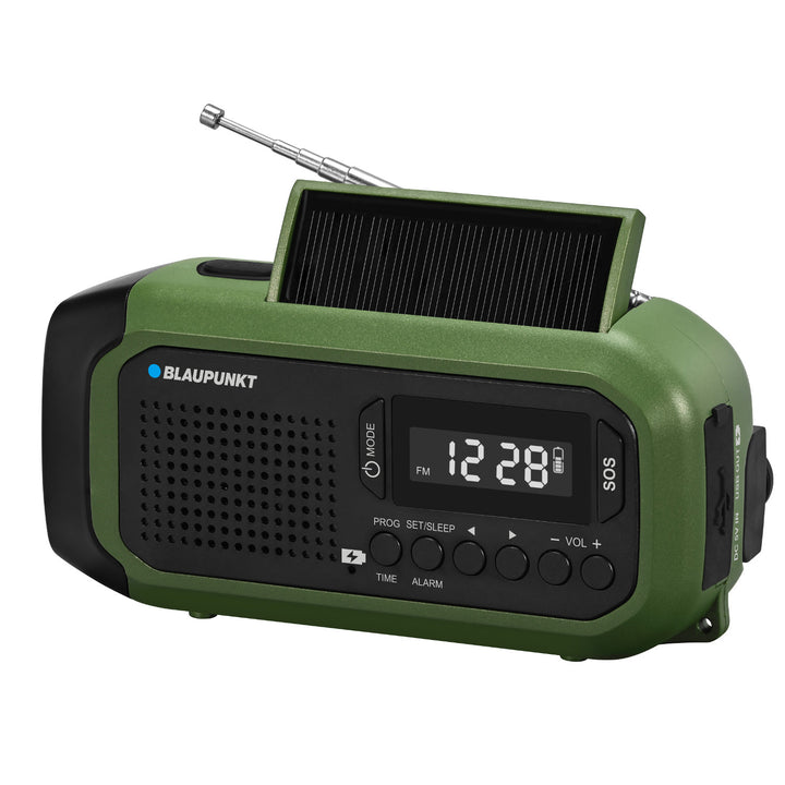 Rádio Blaupunkt síťové/akumulátorové, LED svítilna, SOS indikace, anténa, ER20