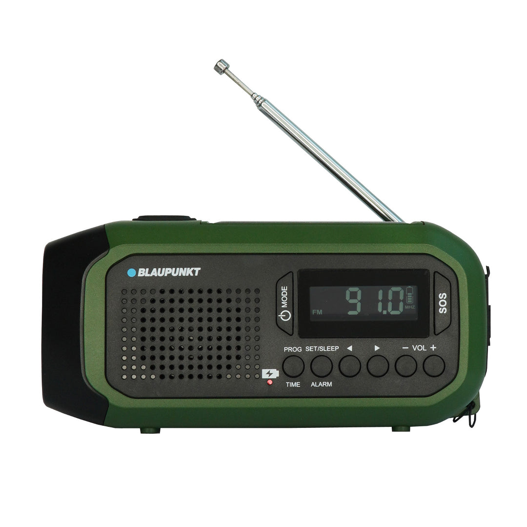 Rádio Blaupunkt síťové/akumulátorové, LED svítilna, SOS indikace, anténa, ER20