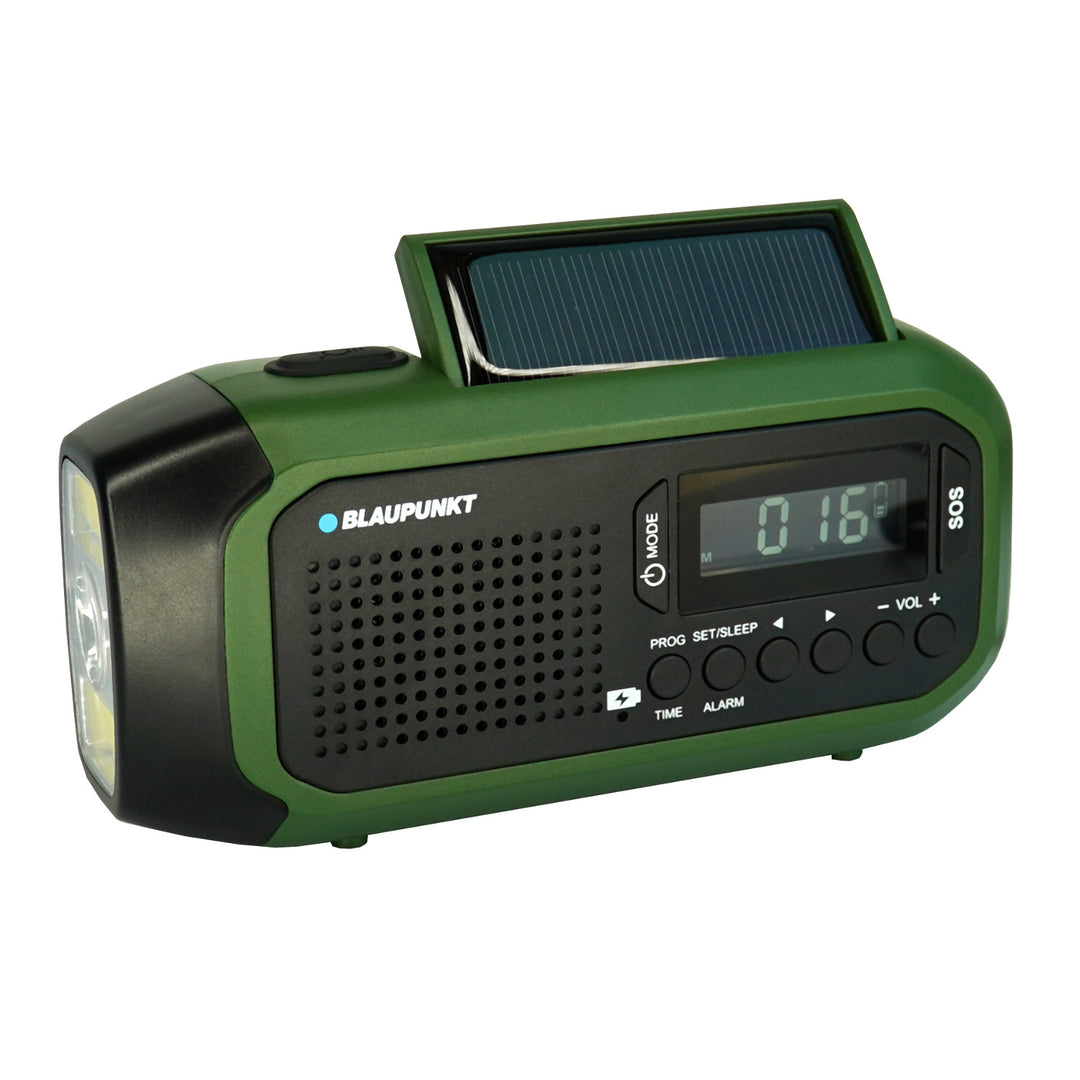 Rádio Blaupunkt síťové/akumulátorové, LED svítilna, SOS indikace, anténa, ER20