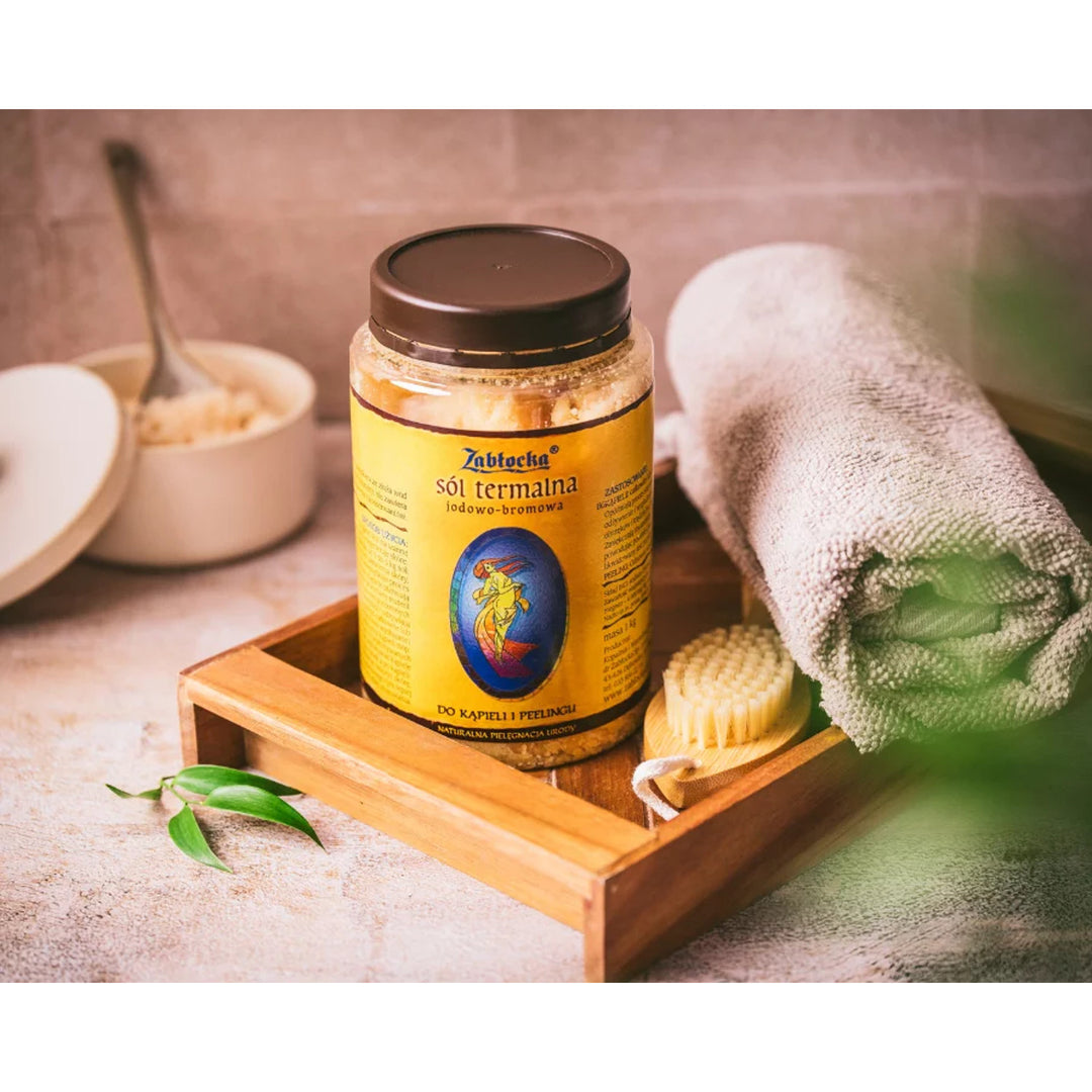 Termální jodobromová sůl, Zablocka - na koupele a peeling, 1 kg 2 ks