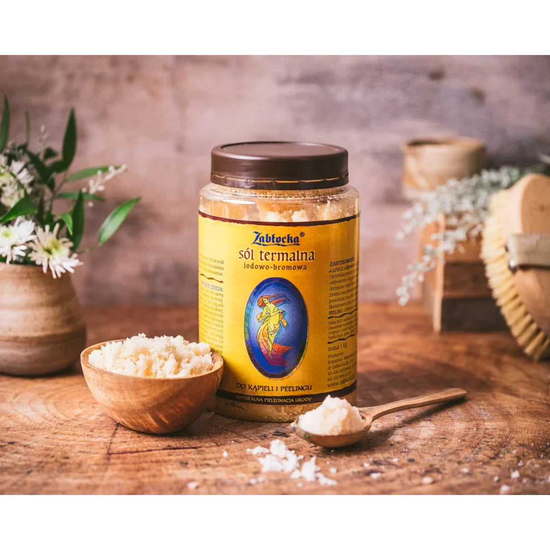 Termální jodobromová sůl, Zablocka - na koupele a peeling, 1 kg 2 ks