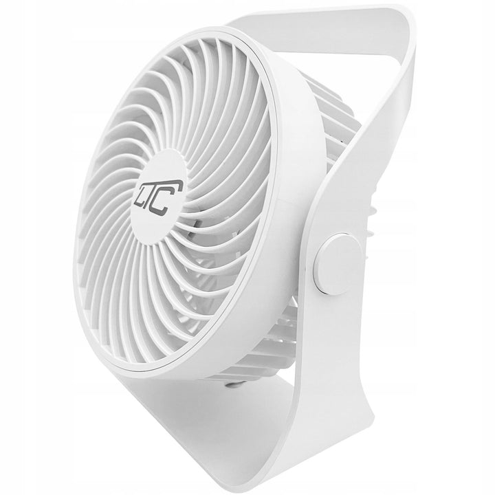 Bezdrátový stolní ventilátor LTC, nabíjení přes USB C, 4 úrovně rychlosti, baterie 2000 mAh, LXWB16