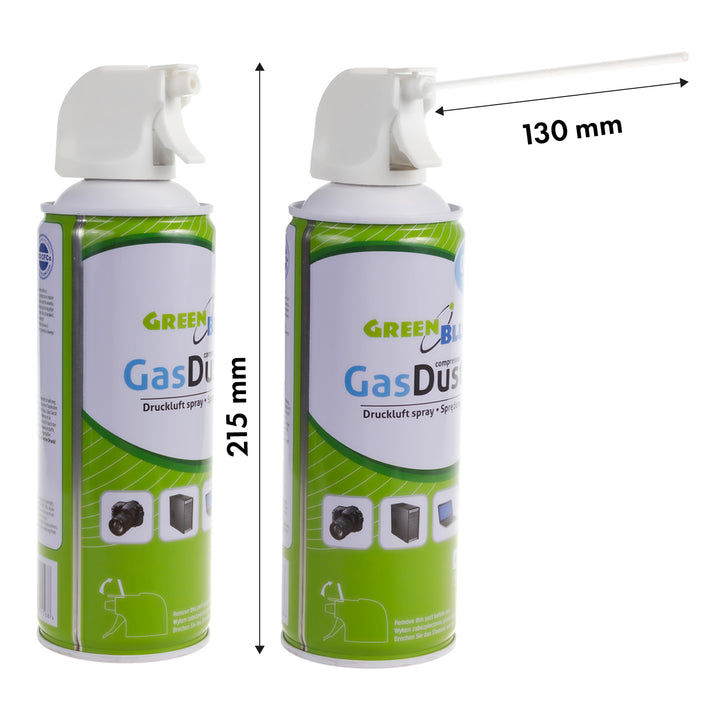 GreenBlue GB400 rozprašovač na stlačený vzduch 400 ml - pistolový rozprašovač, 48 kusů