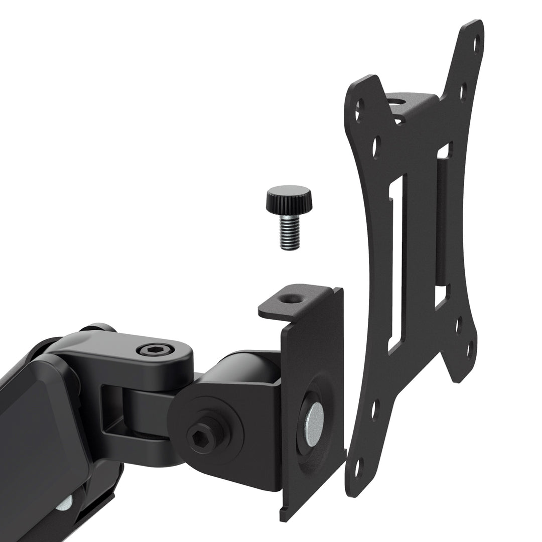 Držák monitoru Maclean, plynová pružina, 17"-32", 2-10 kg, černý, MC-133