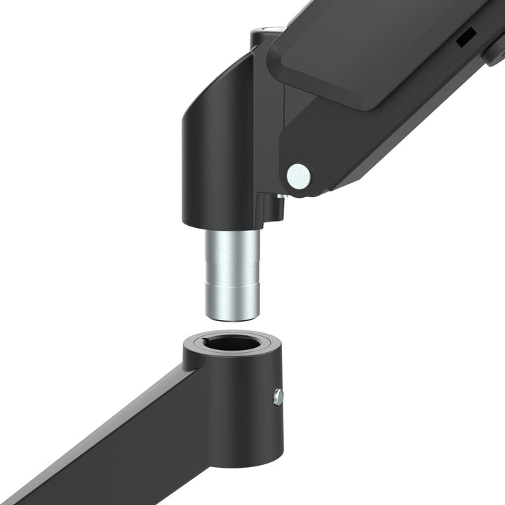 Držák pro 2 monitory Maclean, plynová pružina, 17"-32", 2-10 kg, černý, MC-134