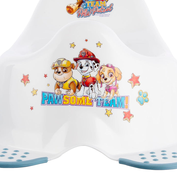 Psi Patrol protiskluzový kryt na záchodové prkénko - Paw Patrol+ Psi Patrol protiskluzový nočník, bílý, max. 15 kg