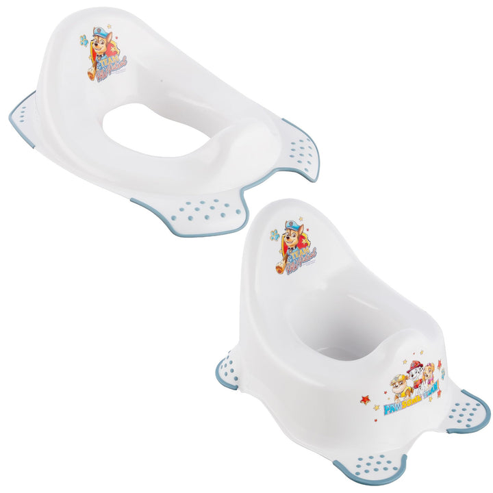 Psi Patrol protiskluzový kryt na záchodové prkénko - Paw Patrol+ Psi Patrol protiskluzový nočník, bílý, max. 15 kg