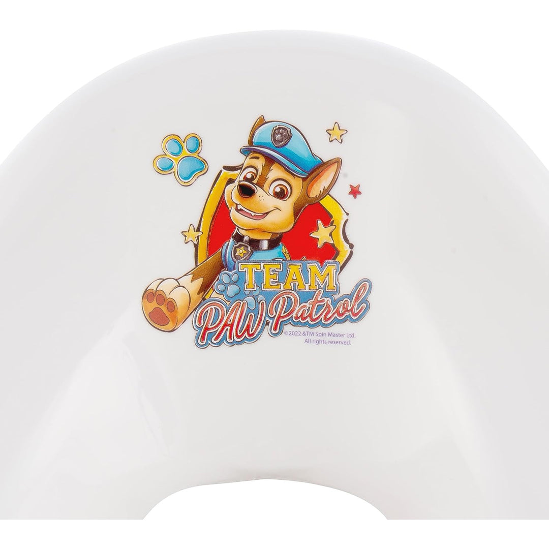 Protiskluzový kryt záchodového prkénka Psi Patrol - Paw Patrol+ Protiskluzová plošina Psi Patrol, bílá, max. 120 kg