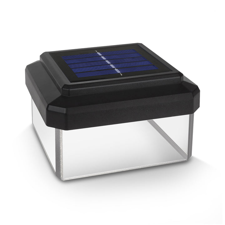 GreenBlue solární LED světlo na stožár, 60x60mm, obálková stříška, GB126, 4 kusy