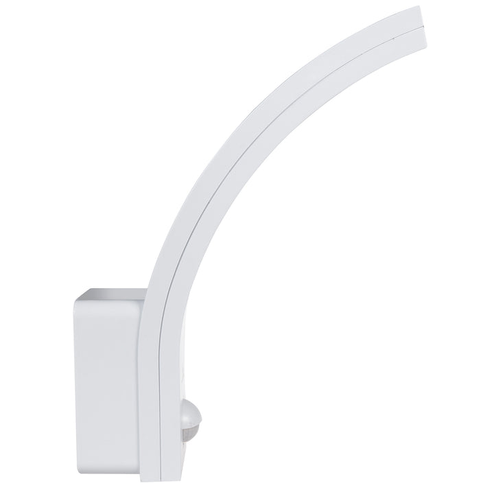 Senzorová LED lampa Maclean, PIR senzor pohybu, bílá, 10W, IP54, 750lm, neutrální bílá (4000K) MCE244 W