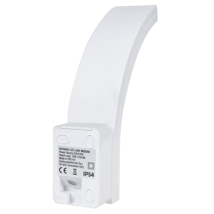 Senzorová LED lampa Maclean, PIR senzor pohybu, bílá, 10W, IP54, 750lm, neutrální bílá (4000K) MCE244 W