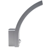 Senzor pohybu Maclean LED lampa, PIR senzor pohybu, stříbrná, 10W, IP54, 750lm, neutrální bílá (4000K) MCE244 S, 2 kusy