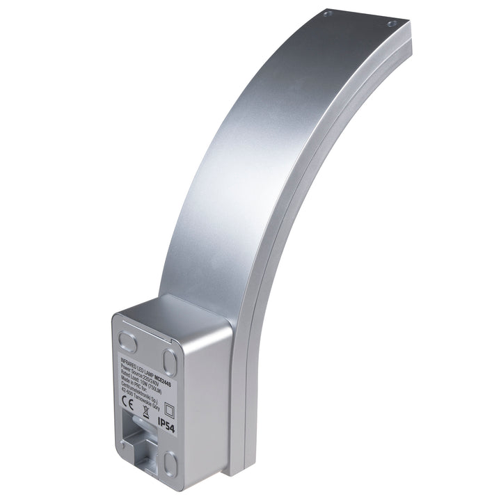 Senzor pohybu Maclean LED lampa, PIR senzor pohybu, stříbrná, 10W, IP54, 750lm, neutrální bílá (4000K) MCE244 S, 2 kusy