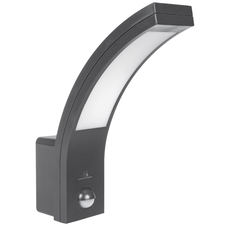 Senzor pohybu Maclean LED lampa, PIR senzor pohybu, šedá, 10W, IP54, 750lm, neutrální bílá (4000K) MCE244 GR, 2 kusy