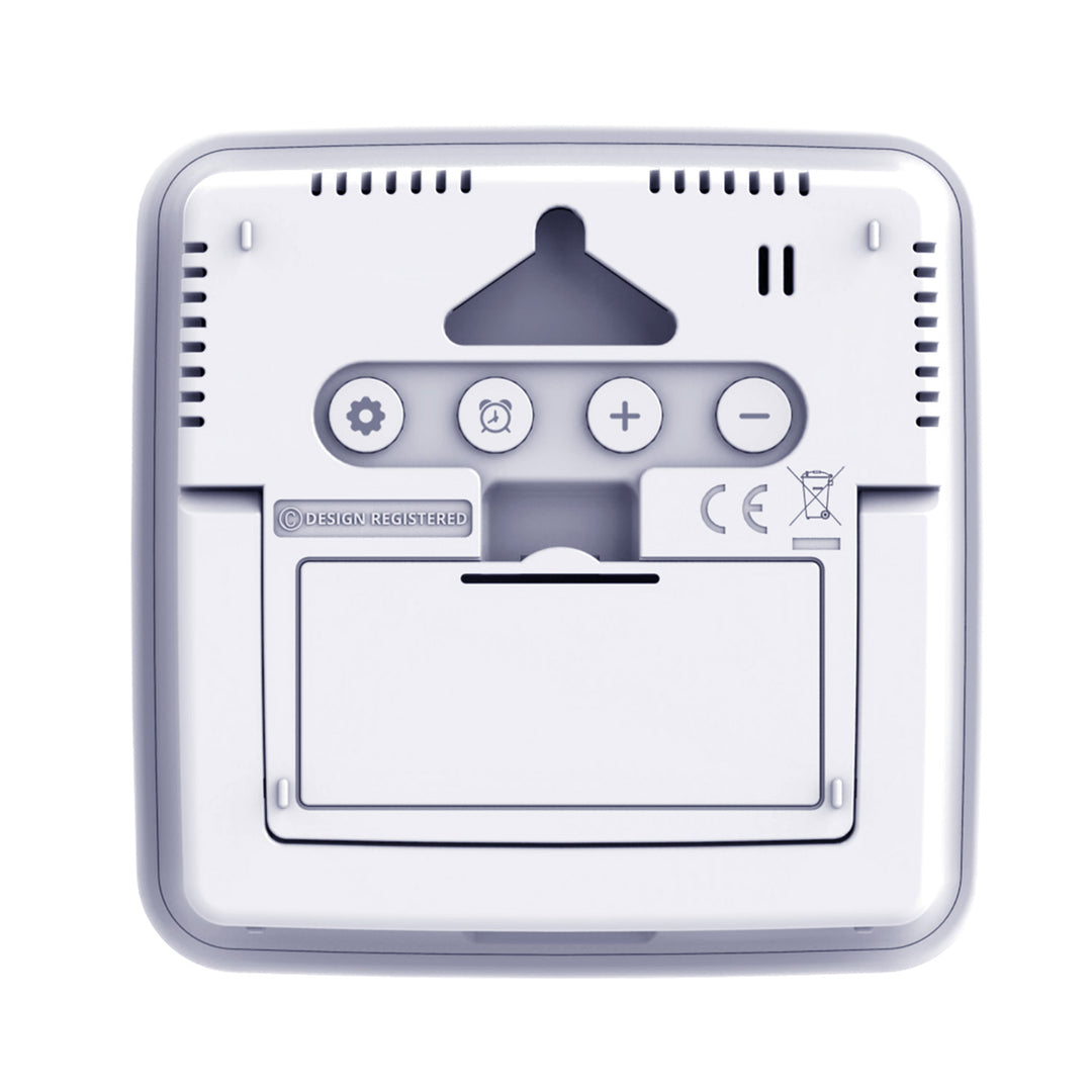 Bezdrátová meteorologická stanice GreenBlue, teplota + vlhkost IN/OUT, hodiny + budík + datum, volba °C / °F, dosah až 60 m, GB169