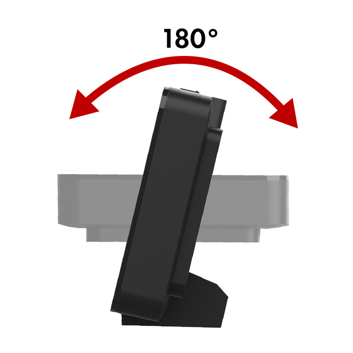 Digitální rádiobudík s LED projektorem GreenBlue, FM rádio, budík, 12/24 hodinový formát, napájení USB 5V DC + CR2032, GB172