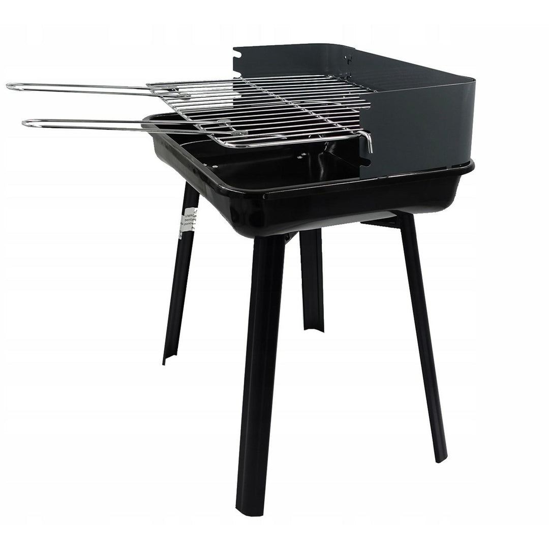 Gril na dřevěné uhlí Master Grill & Party, obdélníkový, skládací, přenosný, MG936